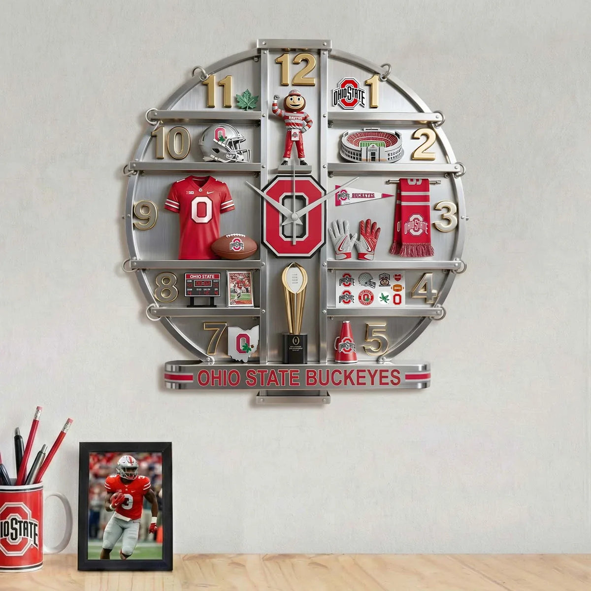 PREMIUM OSB Home Decorative Acrylic Wall Clock LNTH