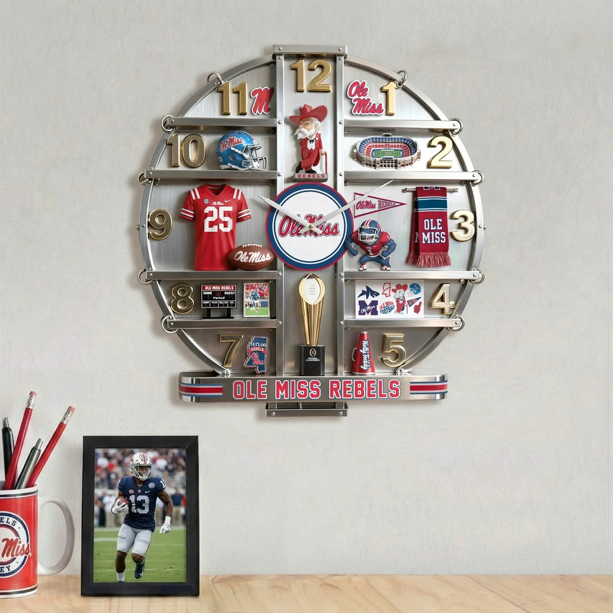 PREMIUM OMR Home Decorative Acrylic Wall Clock LNTH