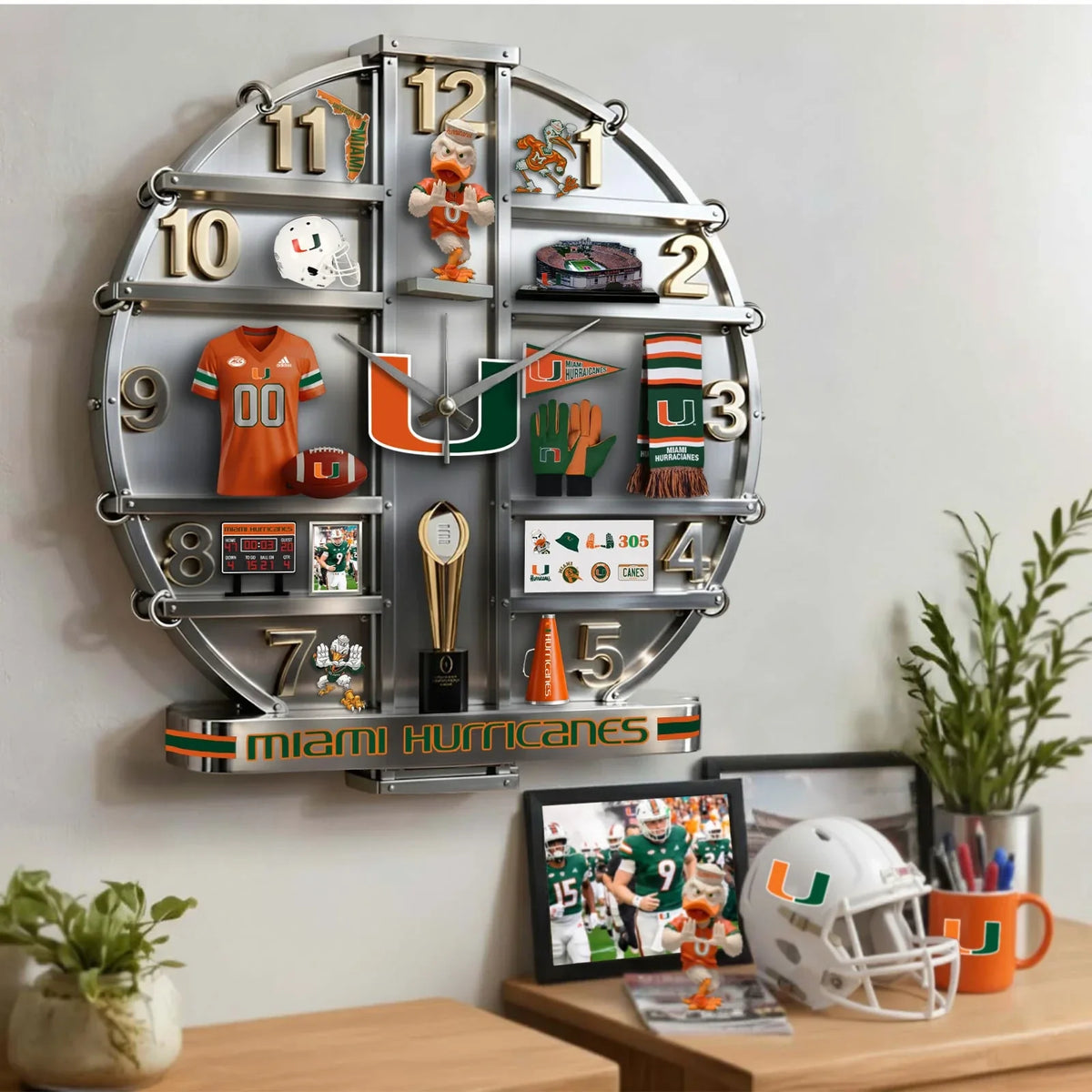 PREMIUM MHC Home Decorative Acrylic Wall Clock LNTH