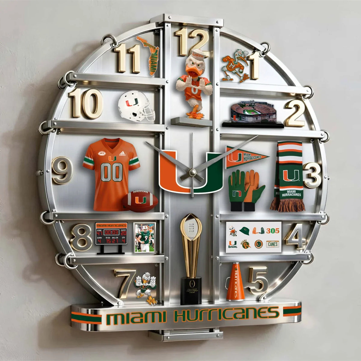 PREMIUM MHC Home Decorative Acrylic Wall Clock LNTH