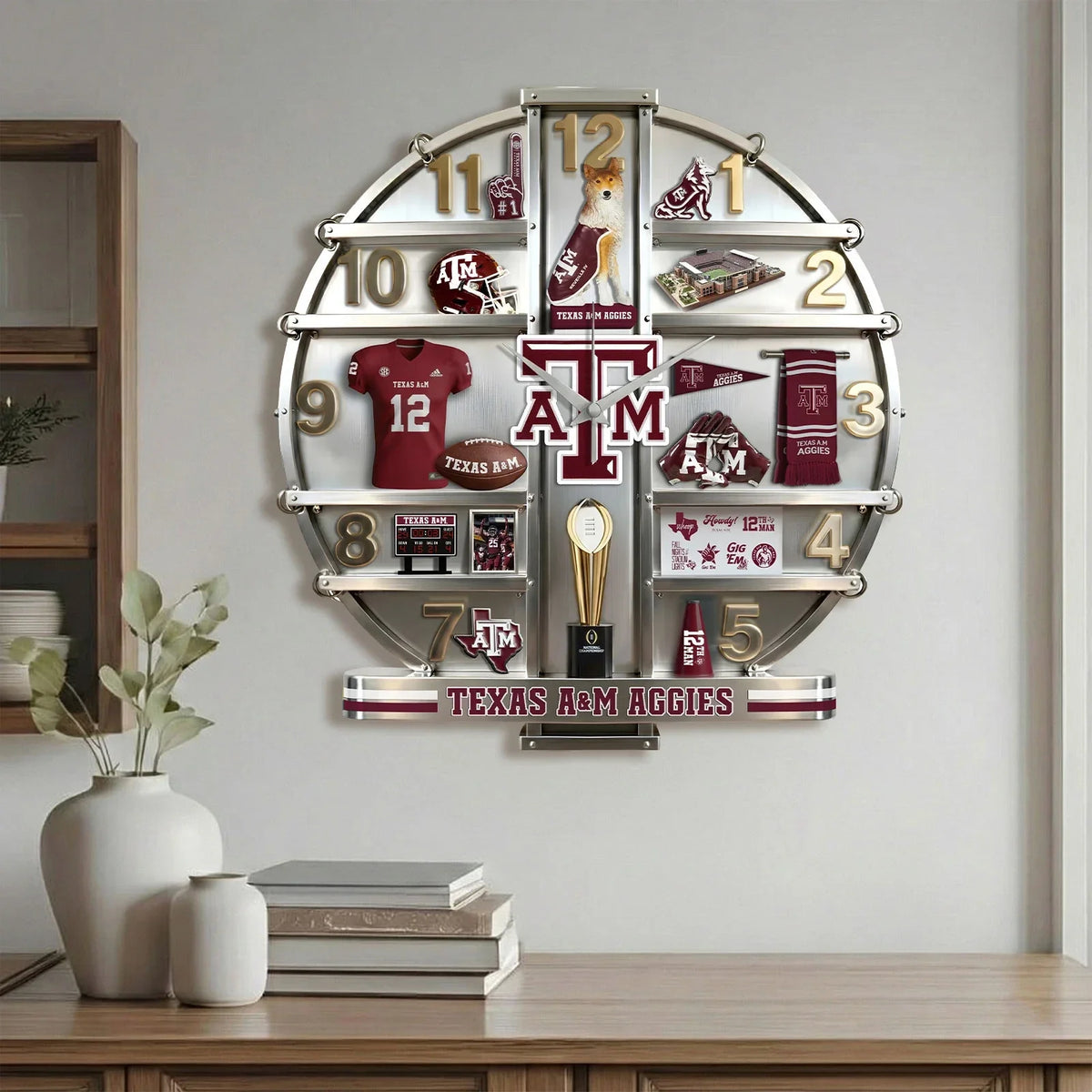 PREMIUM TAMA Home Decorative Acrylic Wall Clock LNTH