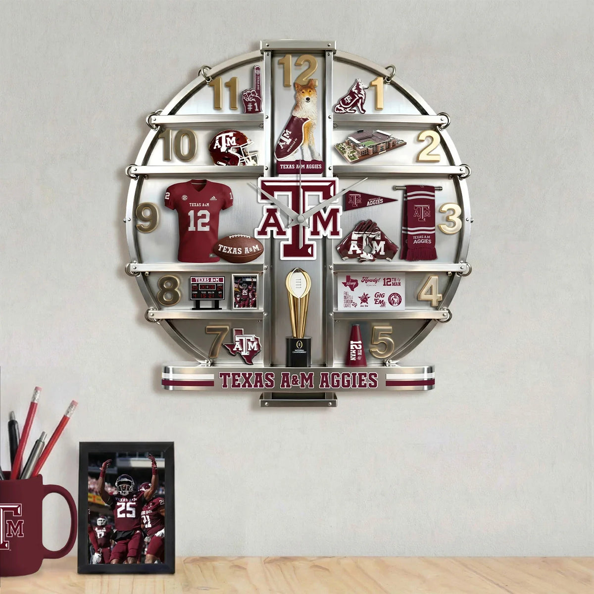 PREMIUM TAMA Home Decorative Acrylic Wall Clock LNTH