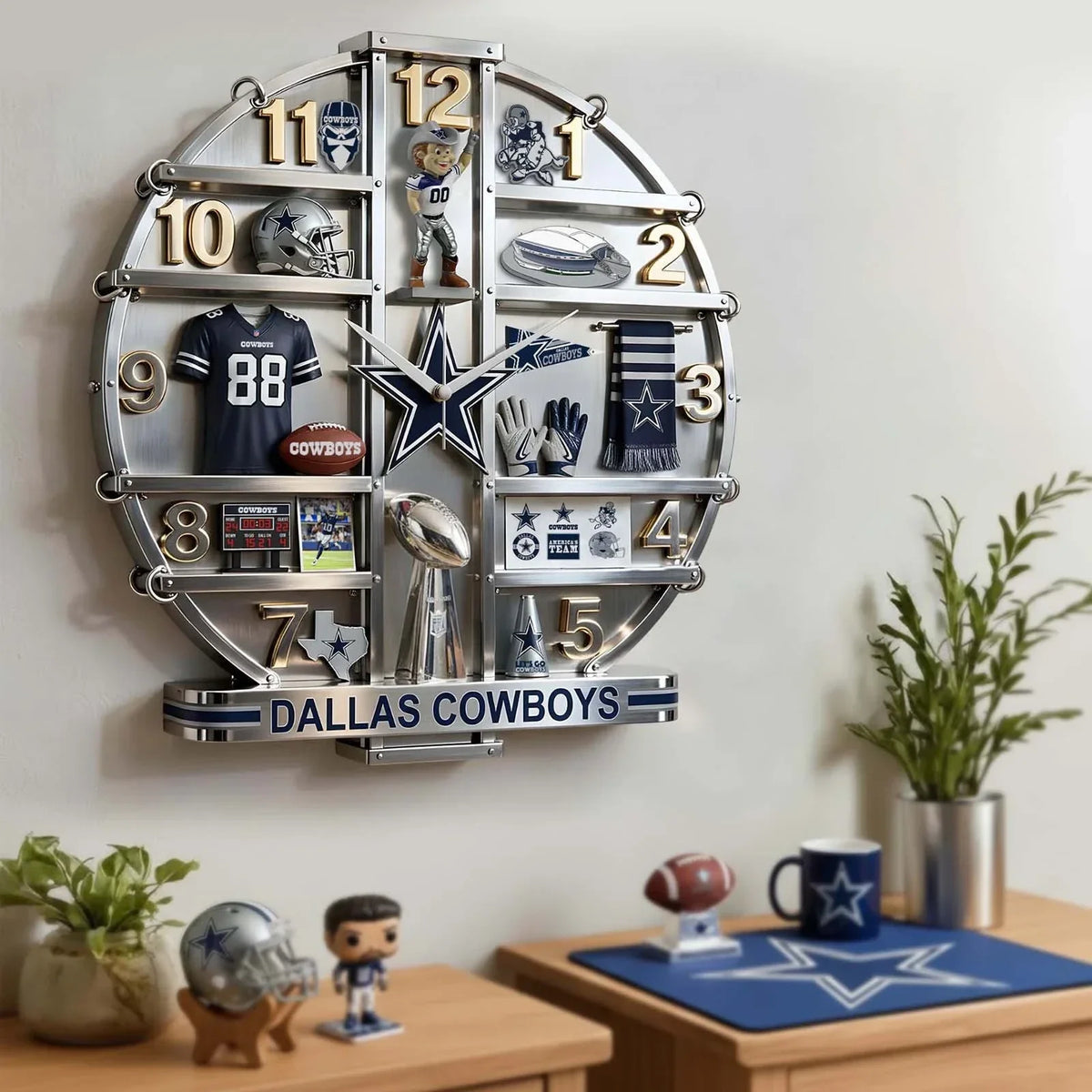 PREMIUM DLCB Home Decorative Acrylic Wall Clock LNTH