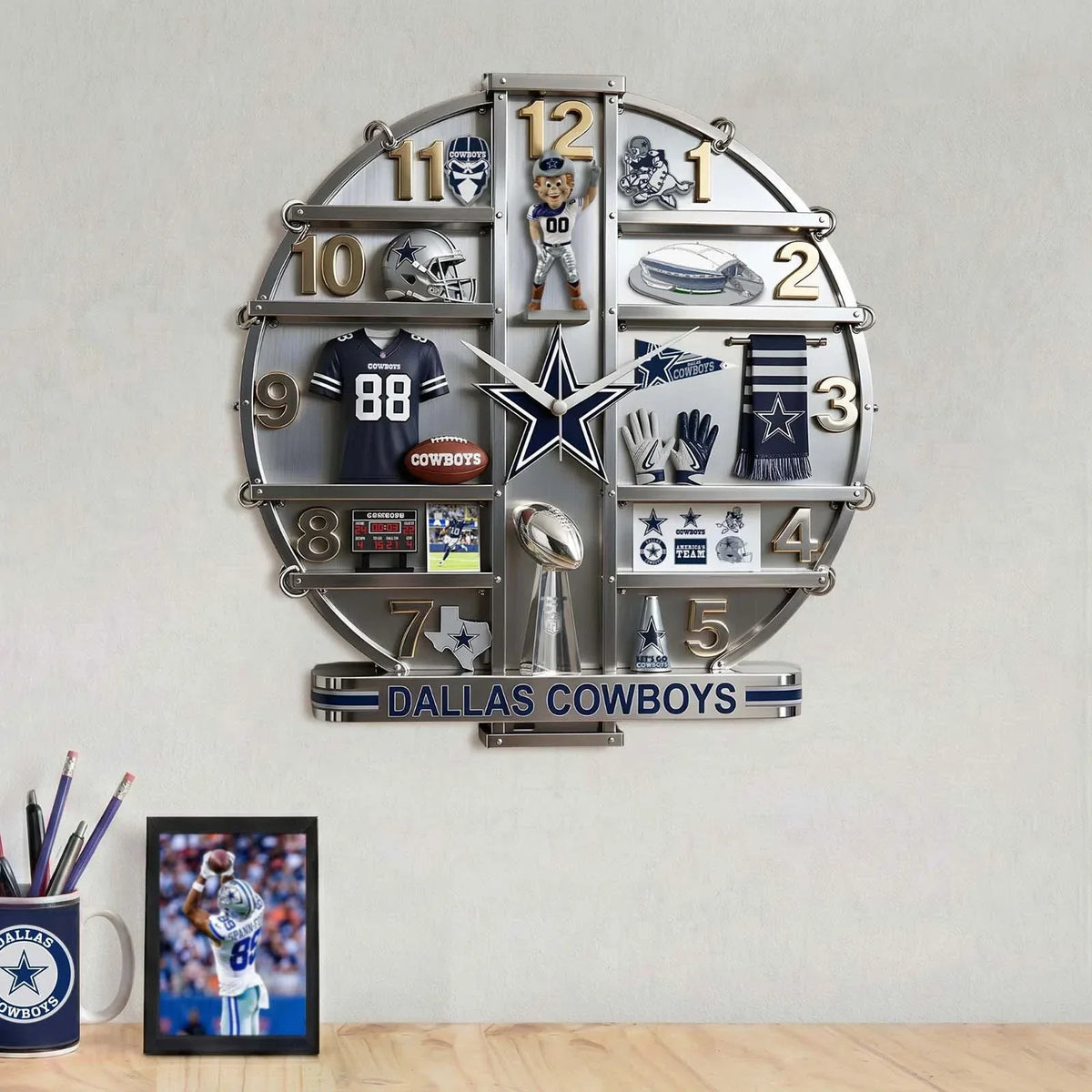PREMIUM DLCB Home Decorative Acrylic Wall Clock LNTH