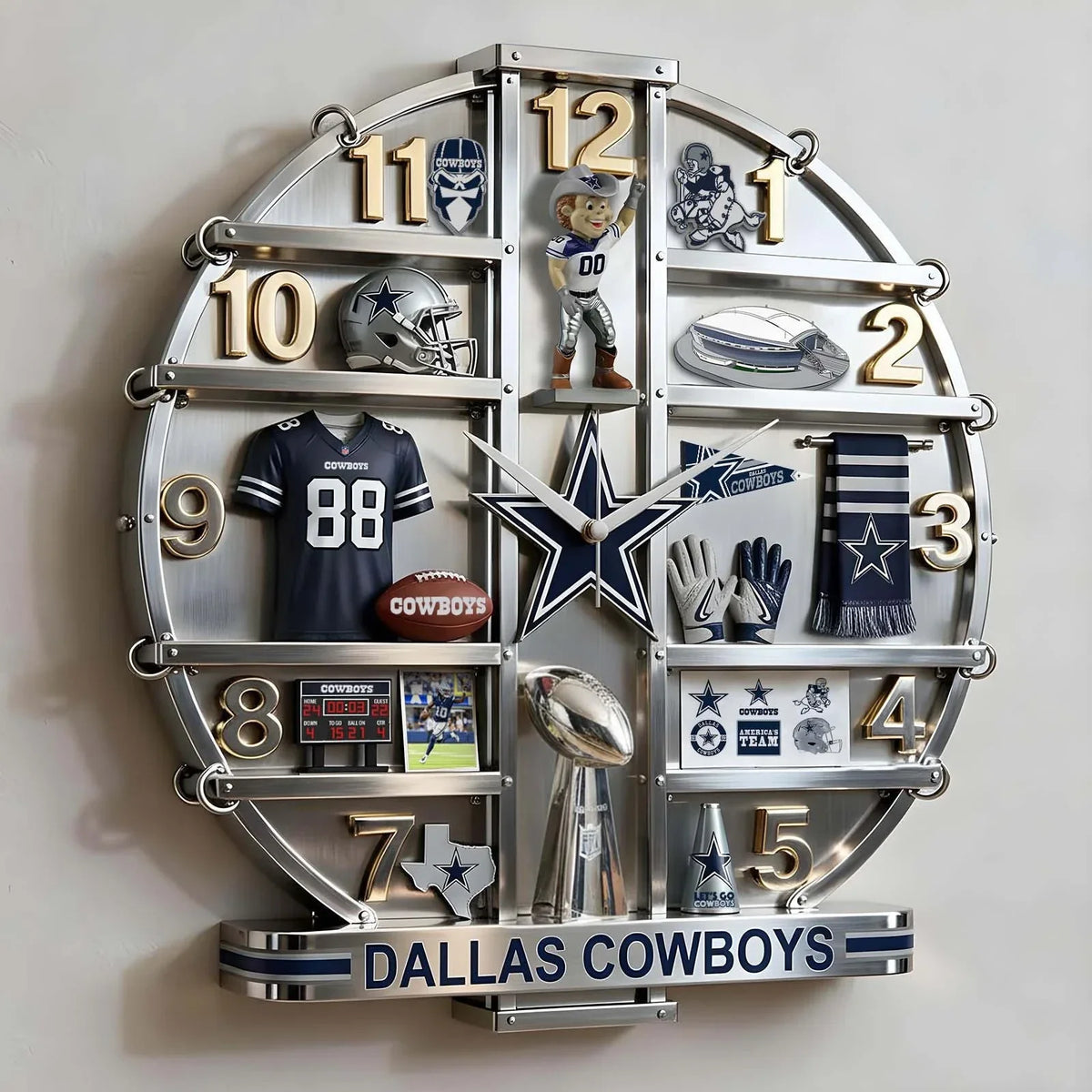 PREMIUM DLCB Home Decorative Acrylic Wall Clock LNTH