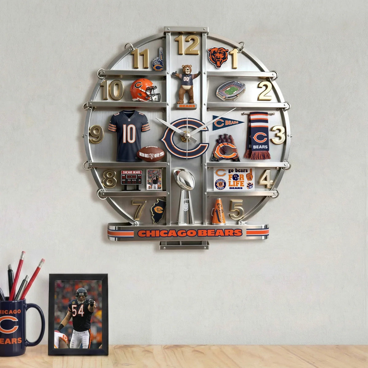 PREMIUM CCB Home Decorative Acrylic Wall Clock LNTH