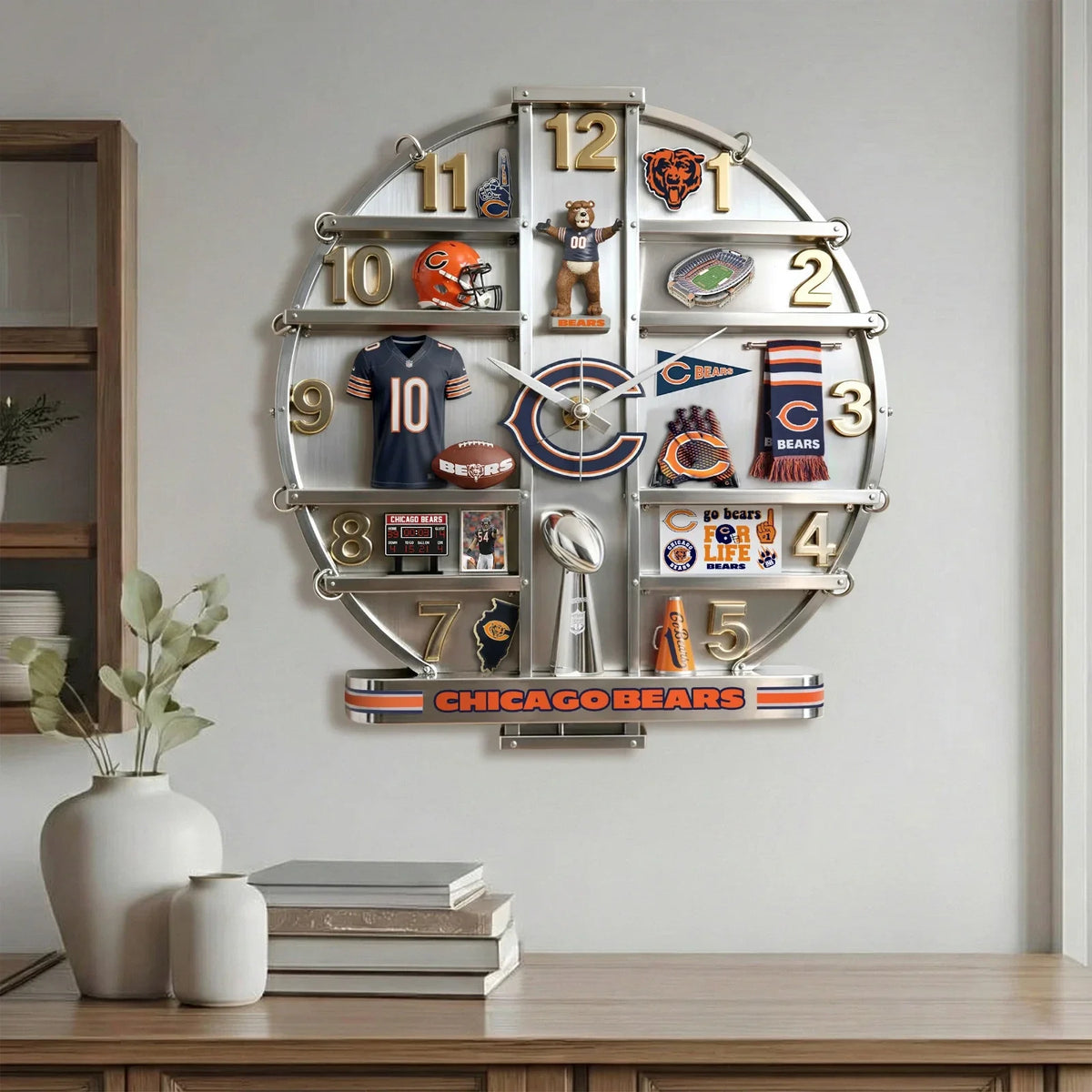PREMIUM CCB Home Decorative Acrylic Wall Clock LNTH