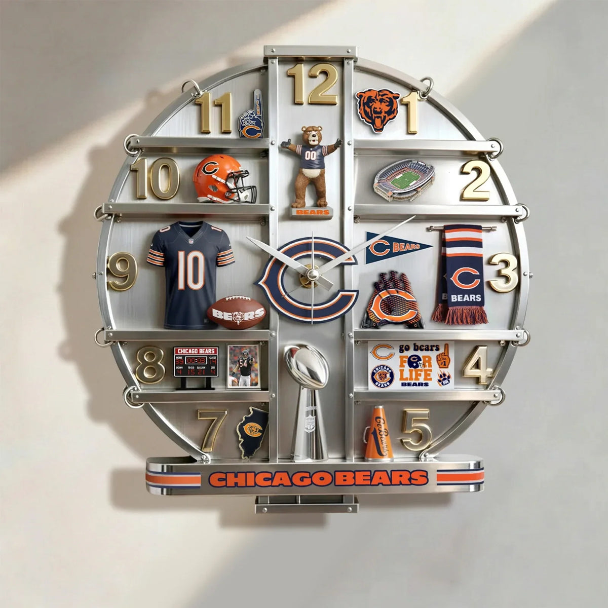 PREMIUM CCB Home Decorative Acrylic Wall Clock LNTH