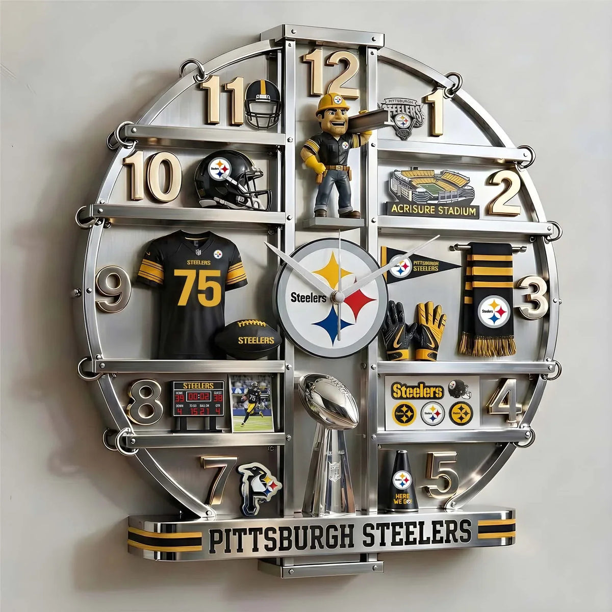 PREMIUM PBS Home Decorative Acrylic Wall Clock LNTH