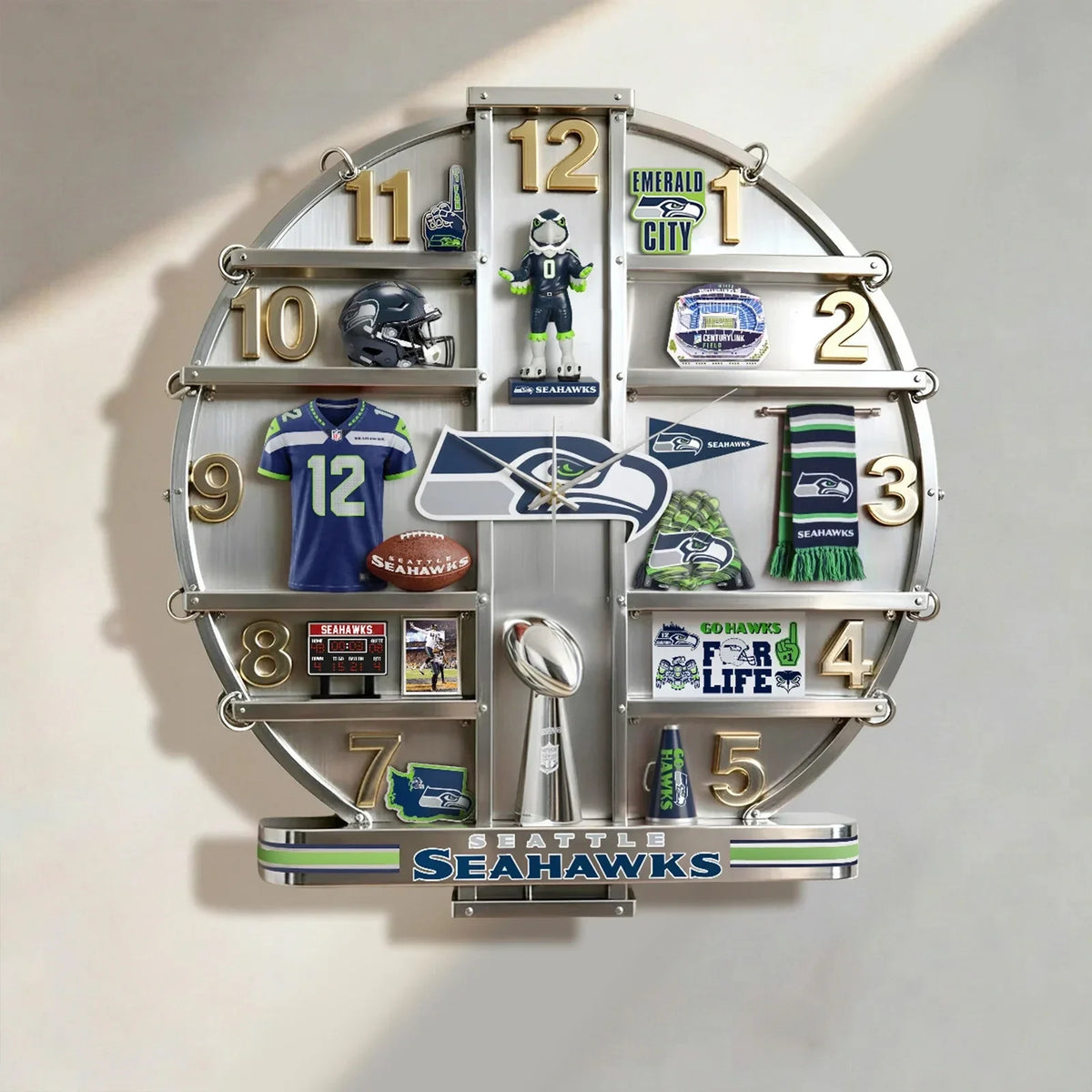 PREMIUM STSH Home Decorative Acrylic Wall Clock LNTH