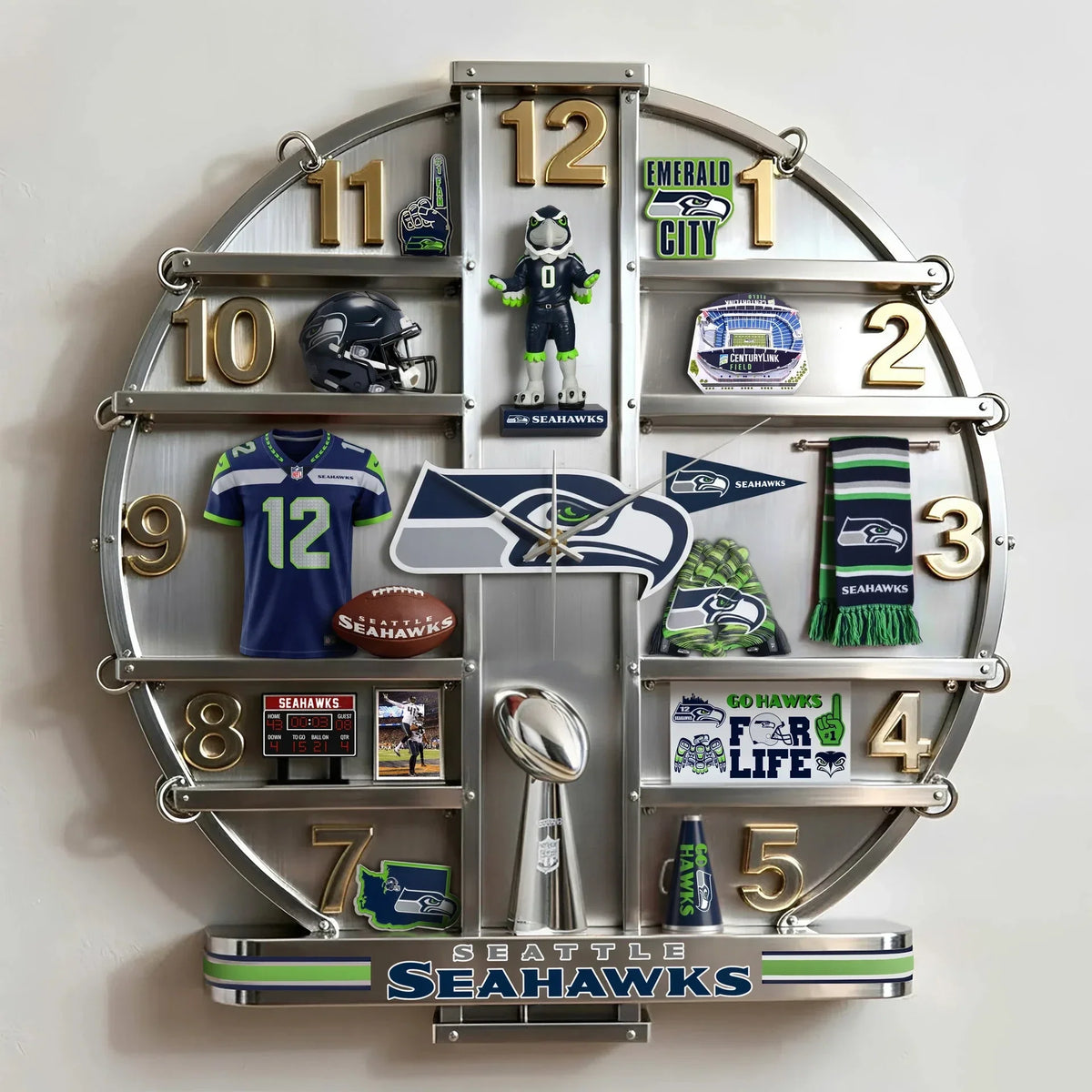 PREMIUM STSH Home Decorative Acrylic Wall Clock LNTH
