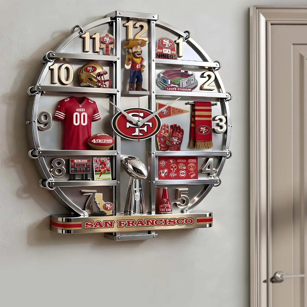 PREMIUM SF49 Home Decorative Acrylic Wall Clock LNTH