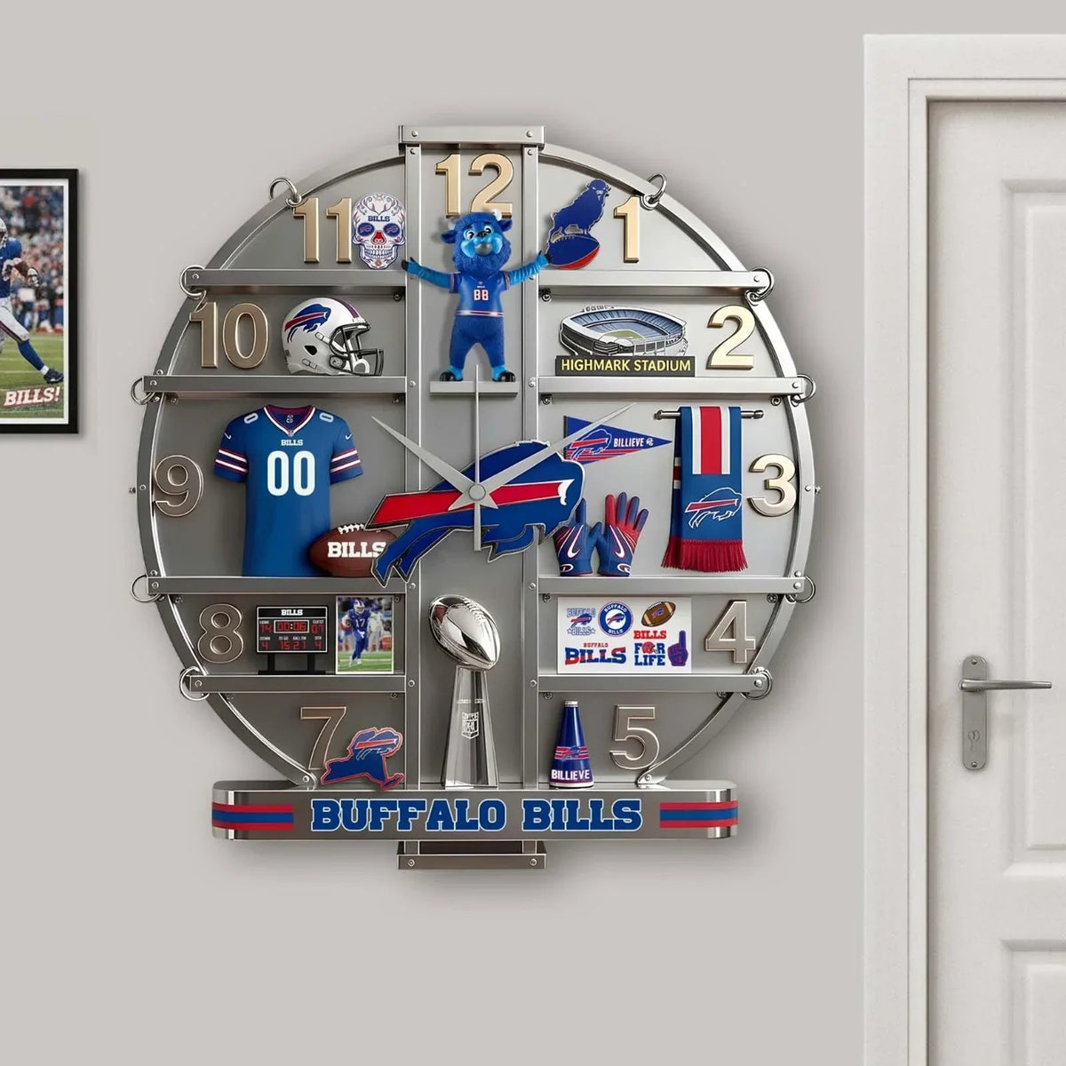 PREMIUM BFBL Home Decorative Acrylic Wall Clock LNTH