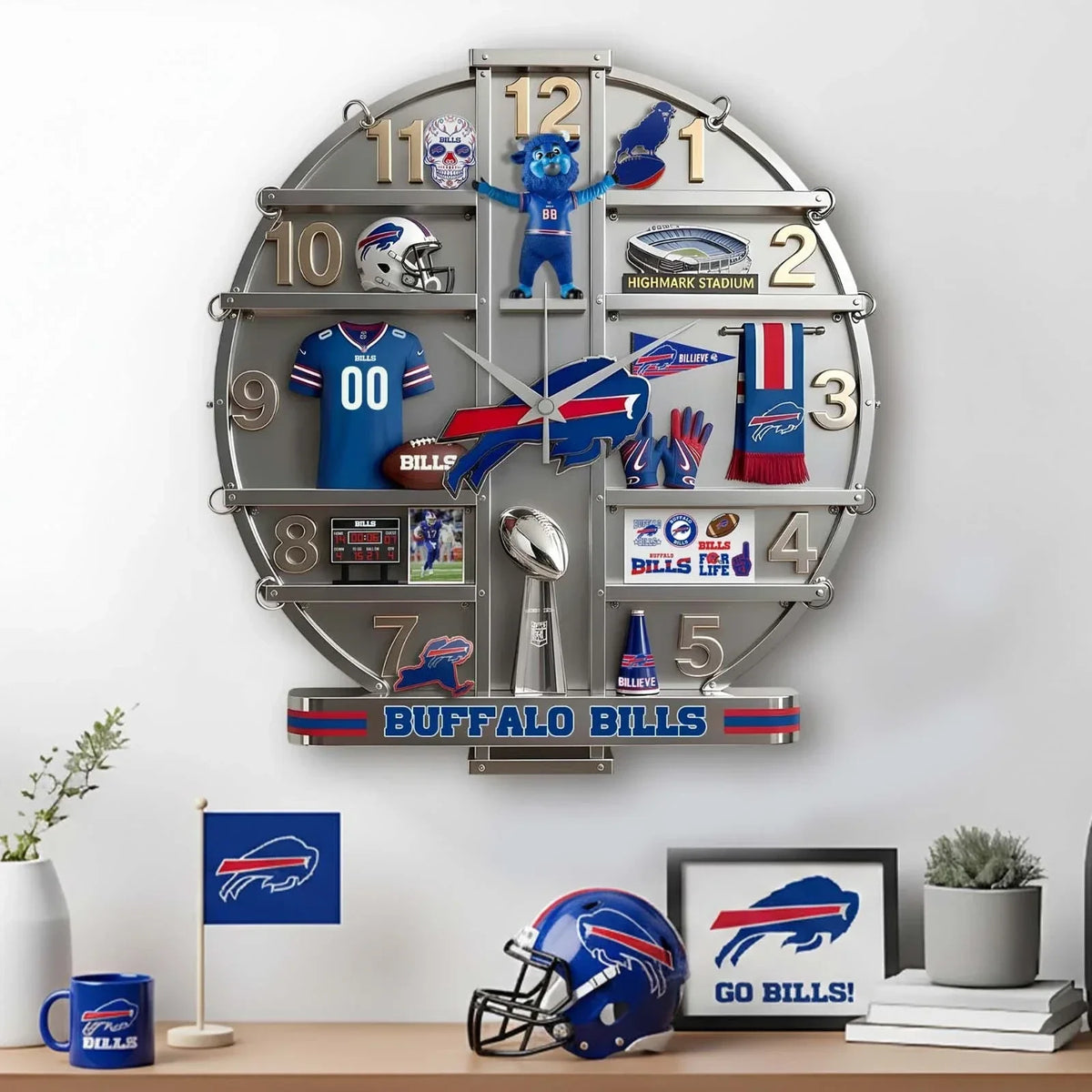 PREMIUM BFBL Home Decorative Acrylic Wall Clock LNTH