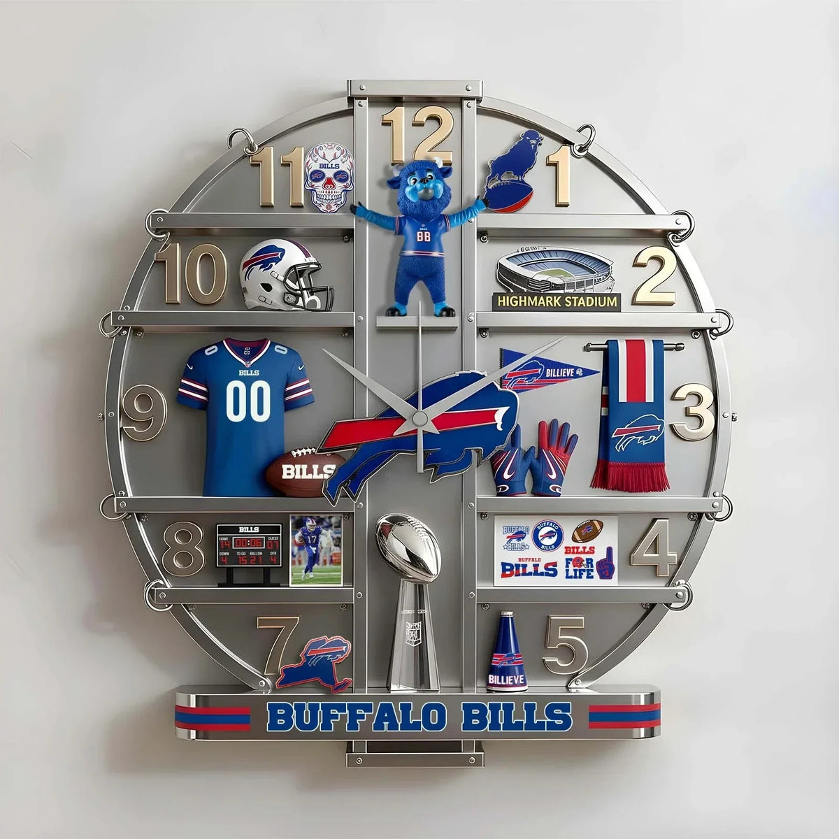 PREMIUM BFBL Home Decorative Acrylic Wall Clock LNTH