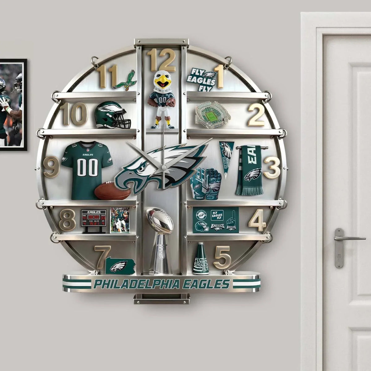 PREMIUM PLDE Home Decorative Acrylic Wall Clock LNTH