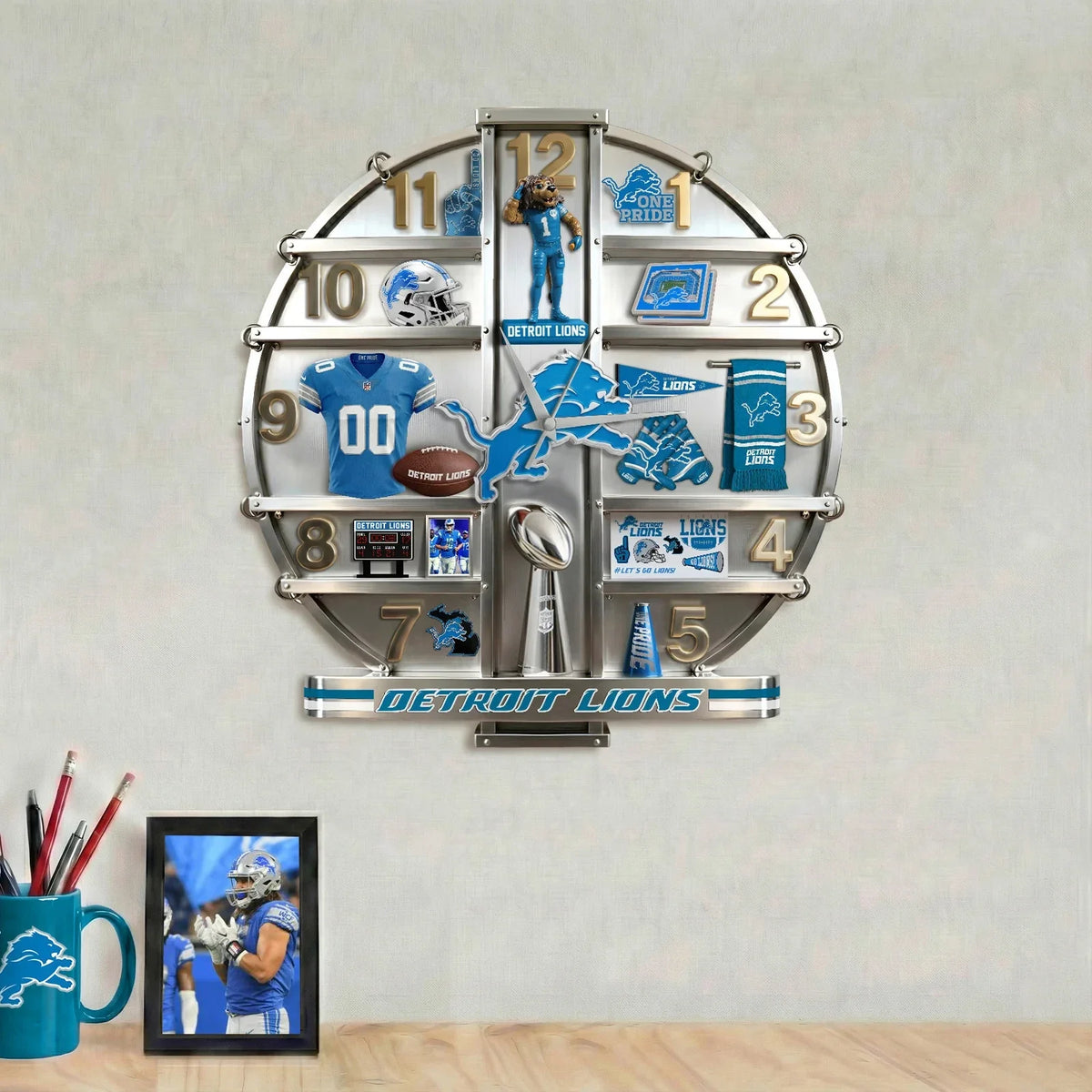 PREMIUM DTL Home Decorative Acrylic Wall Clock LNTH