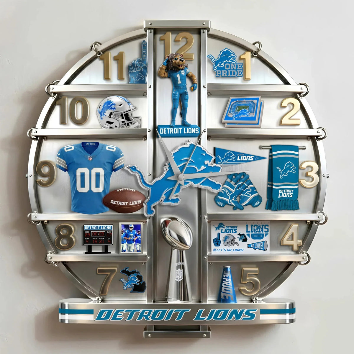 PREMIUM DTL Home Decorative Acrylic Wall Clock LNTH