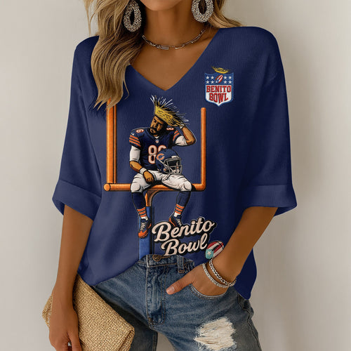CCB V-neck Long Sleeve Shirt DAT