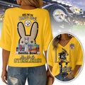 PBS V-neck Long Sleeve Shirt DAT