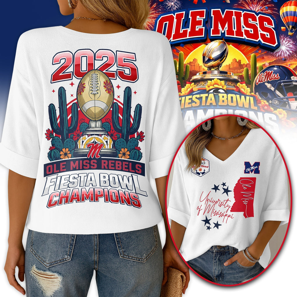 OMR V-neck Long Sleeve Shirt HTTT