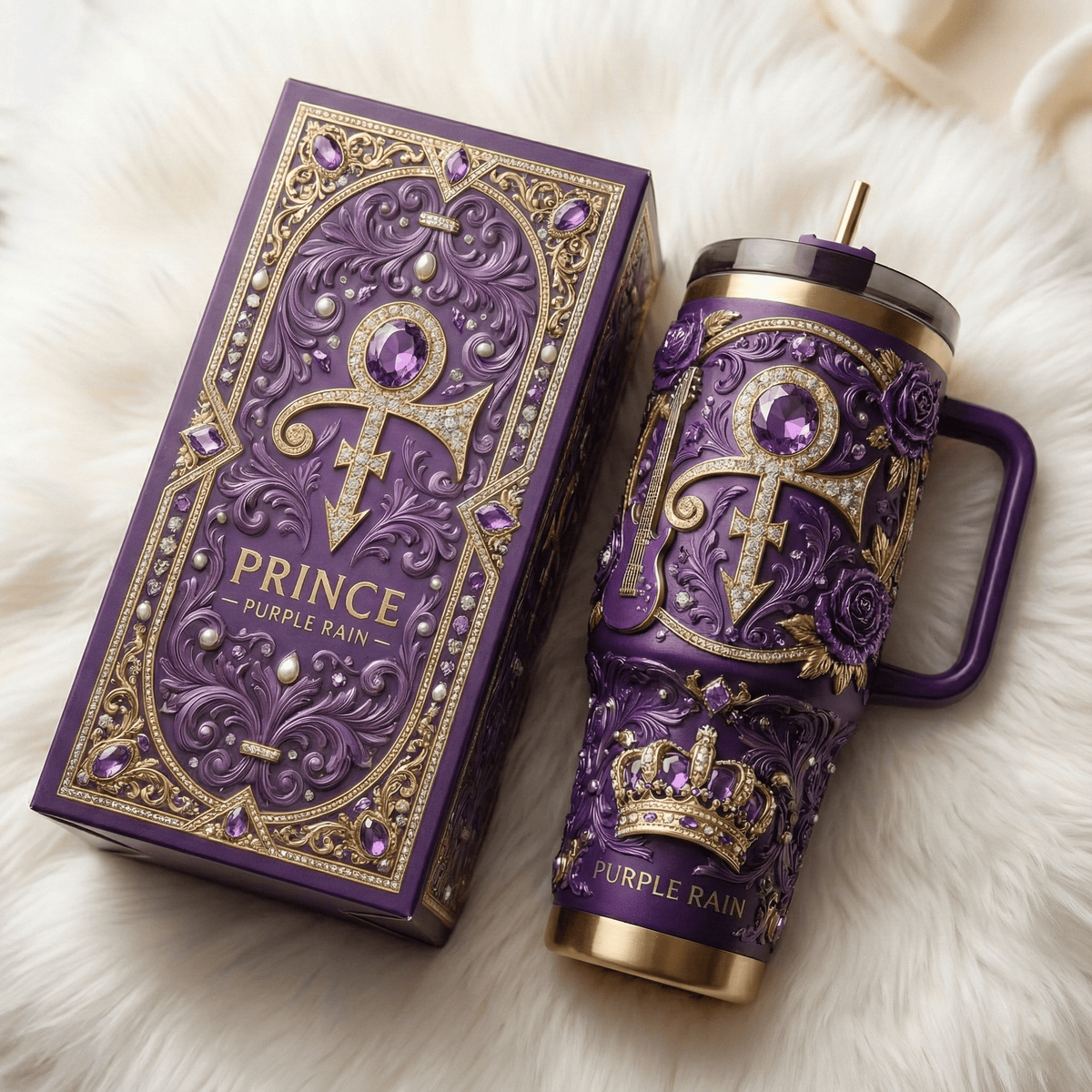 PRCE 40oz Tumbler With Handle DAT