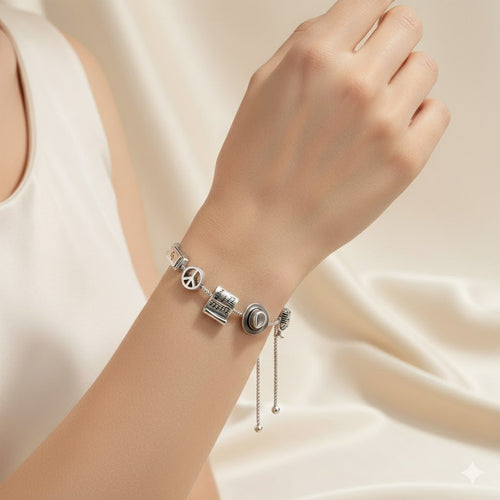 BDL Adjustable Charm Bracelet PDL