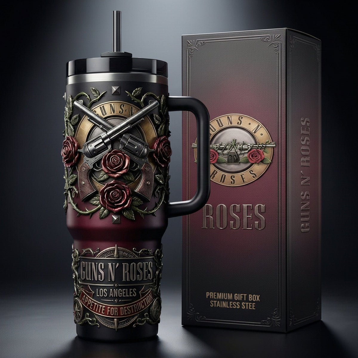 GNR 40oz Tumbler With Handle HTTT