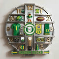 PREMIUM ORD Home Decorative Acrylic Wall Clock HTTT