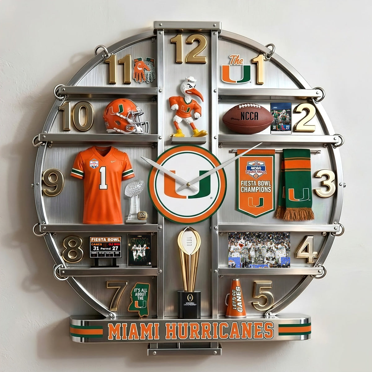 PREMIUM MHC Home Decorative Acrylic Wall Clock HTTT