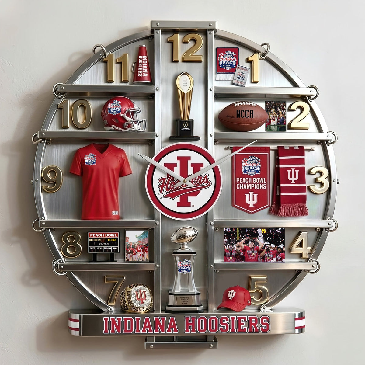 PREMIUM IDH Home Decorative Acrylic Wall Clock HTTT