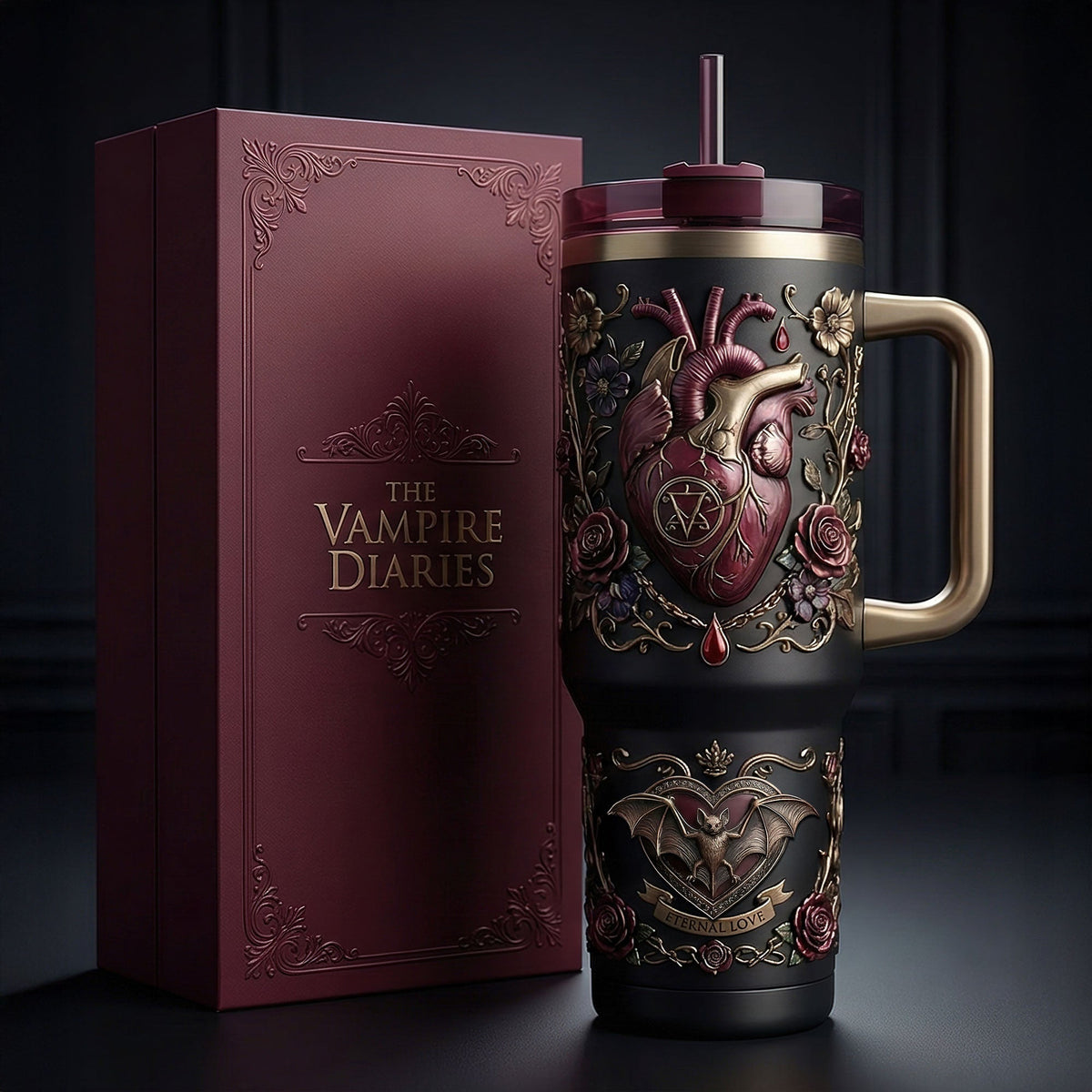 TVD 40oz Tumbler With Handle HTTT