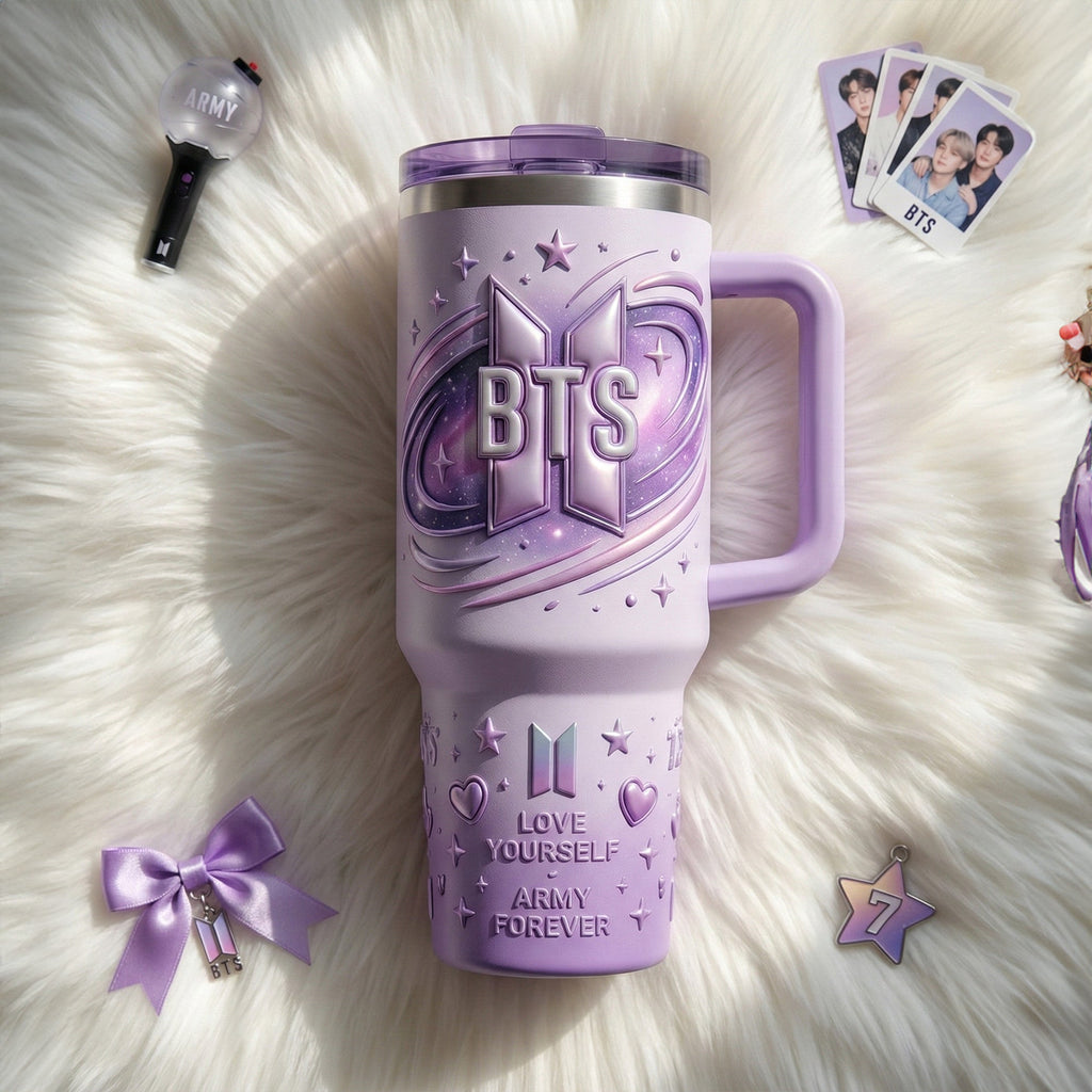 BTS 40oz Tumbler With Handle HTTT