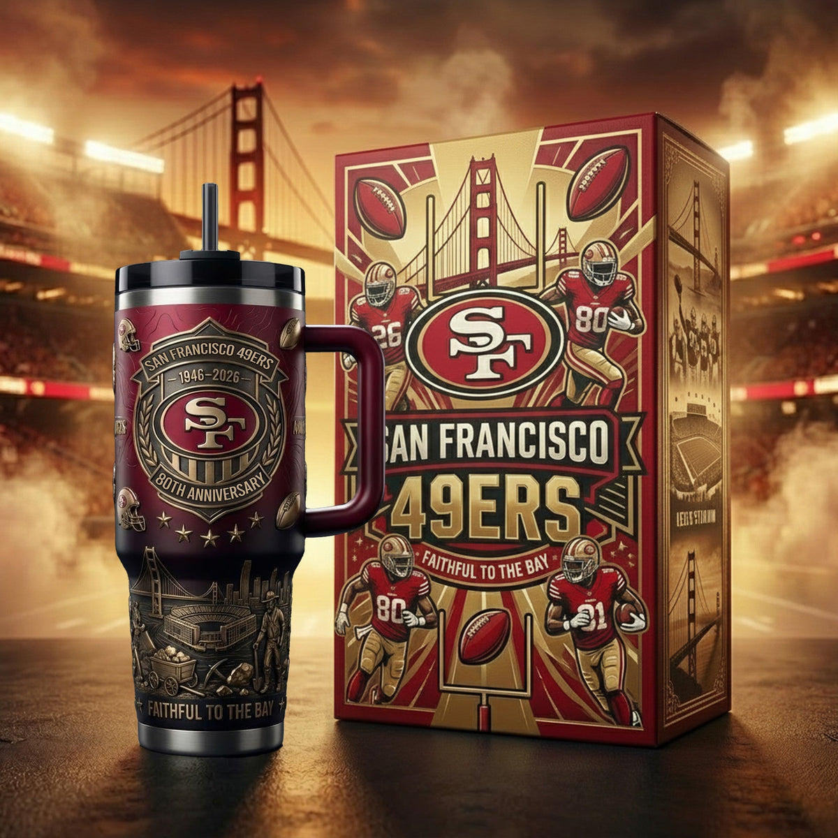 SF49 40oz Tumbler With Handle TNSM