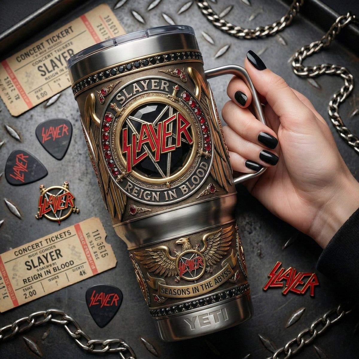 SLER 40oz Tumbler With Handle LNTH