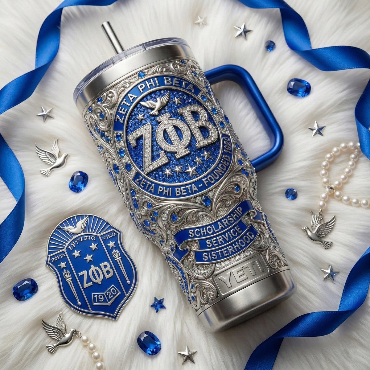 ZPB 40oz Tumbler With Handle LNTH