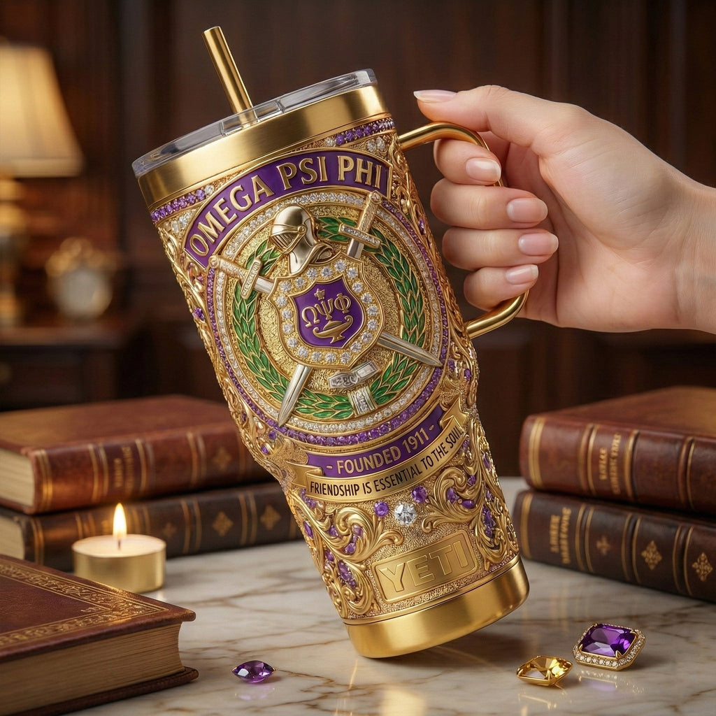 OMPP 40oz Tumbler With Handle LNTH