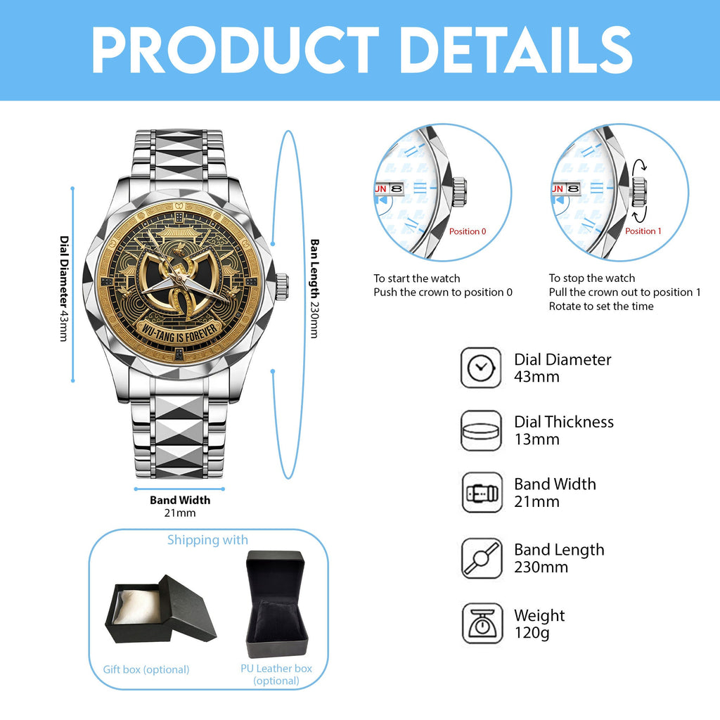 WTC Stainless Steel Watch DAT