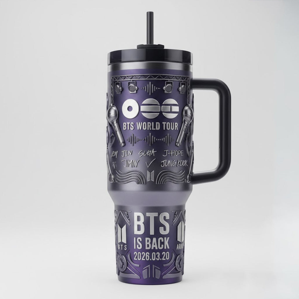 BTS 40oz Tumbler With Handle TNSM