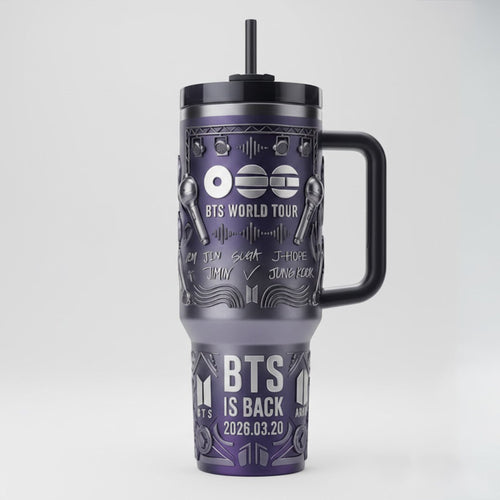 BTS 40oz Tumbler With Handle TNSM