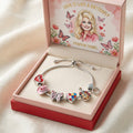 DLPT Valentines Adjustable Charm Bracelet HTTT