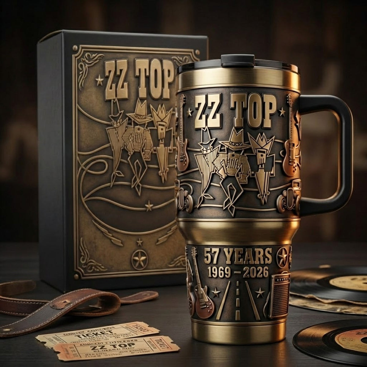 ZZT 40oz Tumbler With Handle TNSM