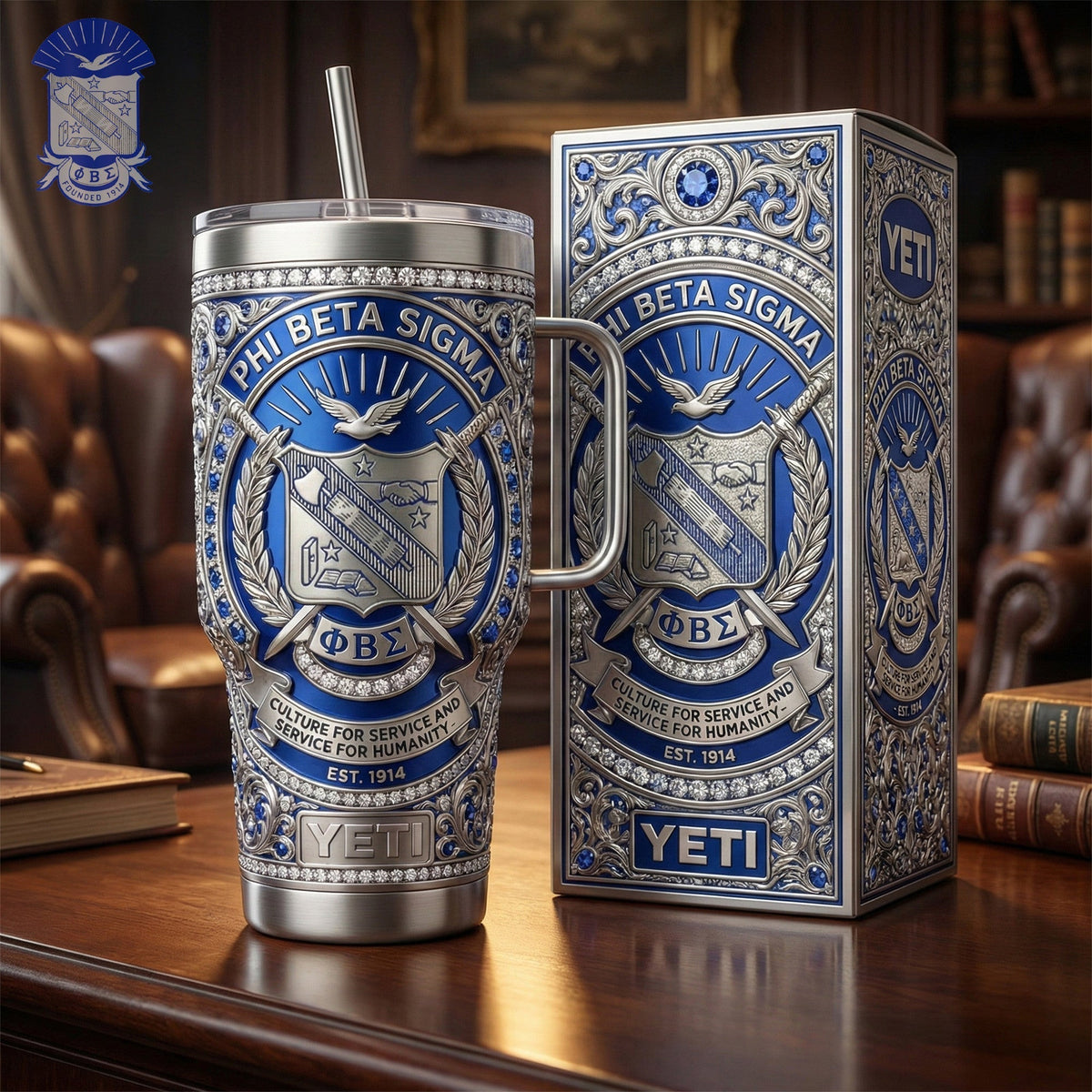 PBTS 40oz Tumbler With Handle LNTH