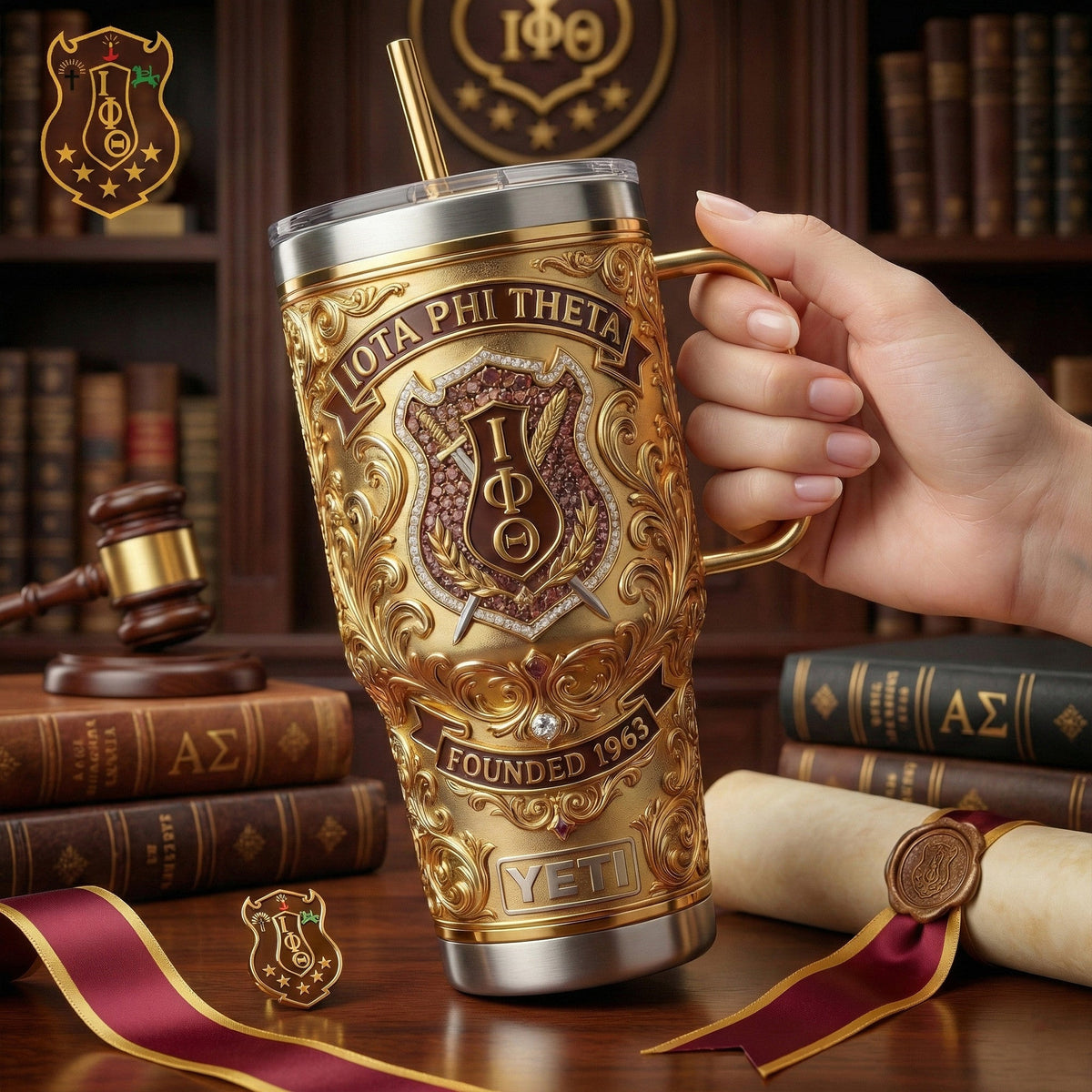IPT 40oz Tumbler With Handle LNTH