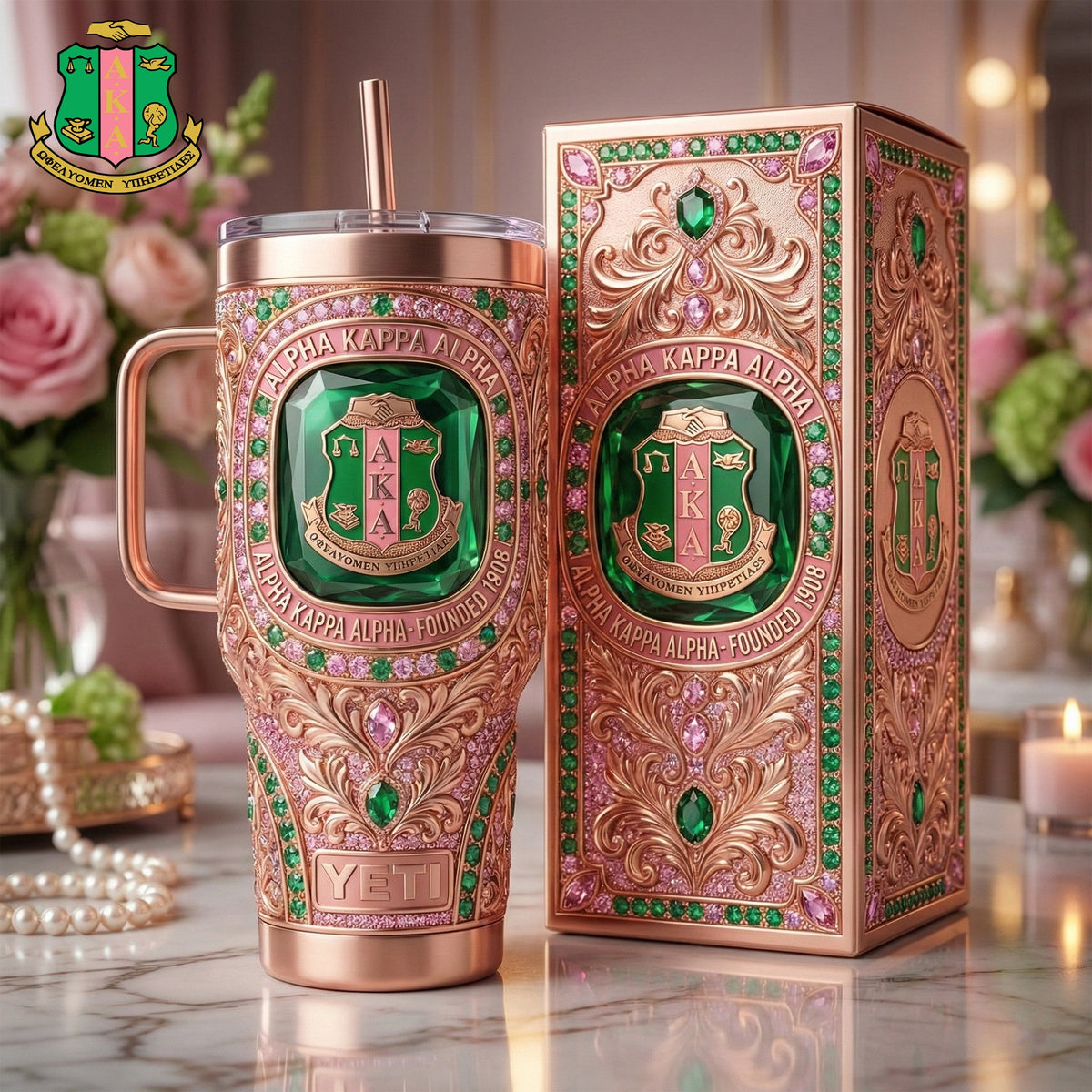 TDVN 40oz Tumbler With Handle LNTH
