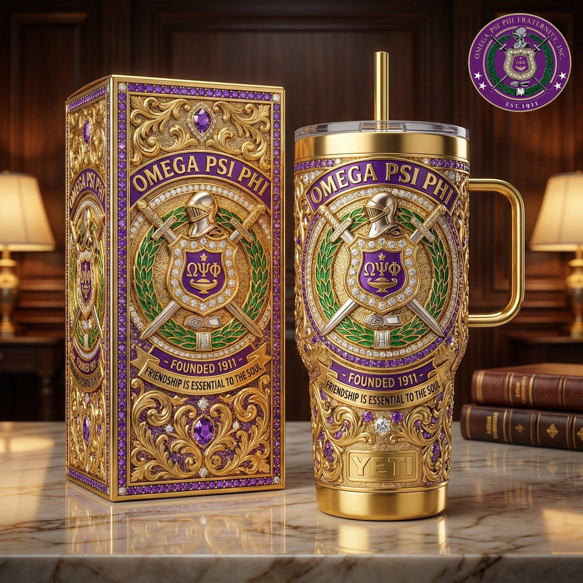 TDVN 40oz Tumbler With Handle LNTH