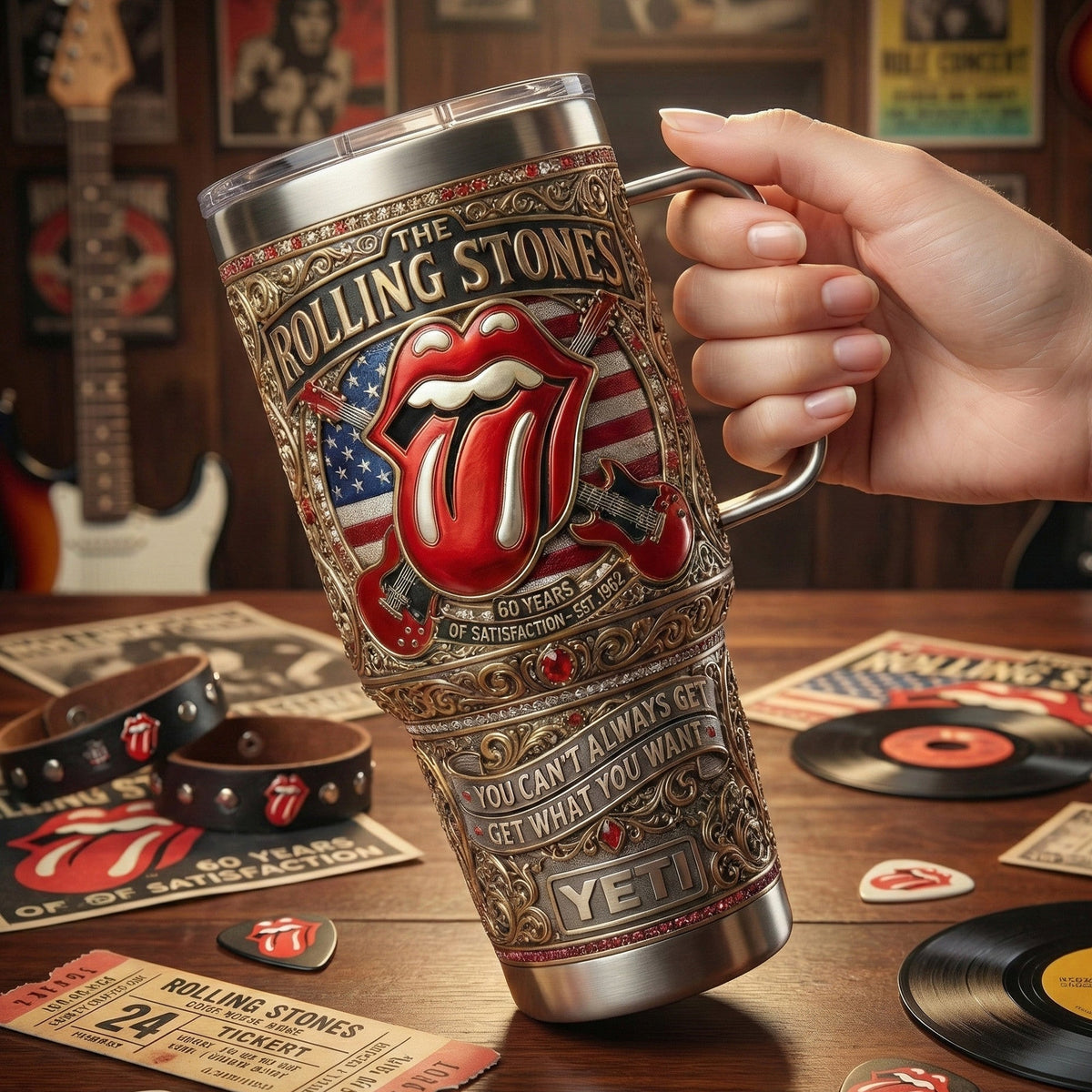 RLST 40oz Tumbler With Handle LNTH