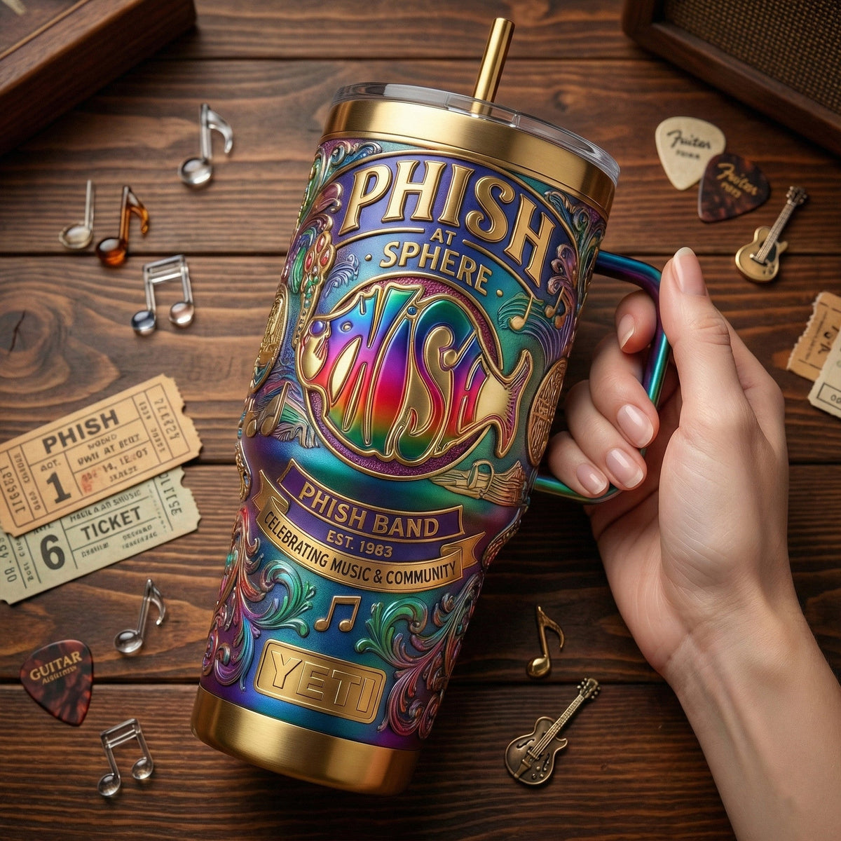 PIH 40oz Tumbler With Handle LNTH