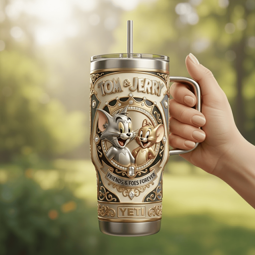 TAJ 40oz Tumbler With Handle PDL