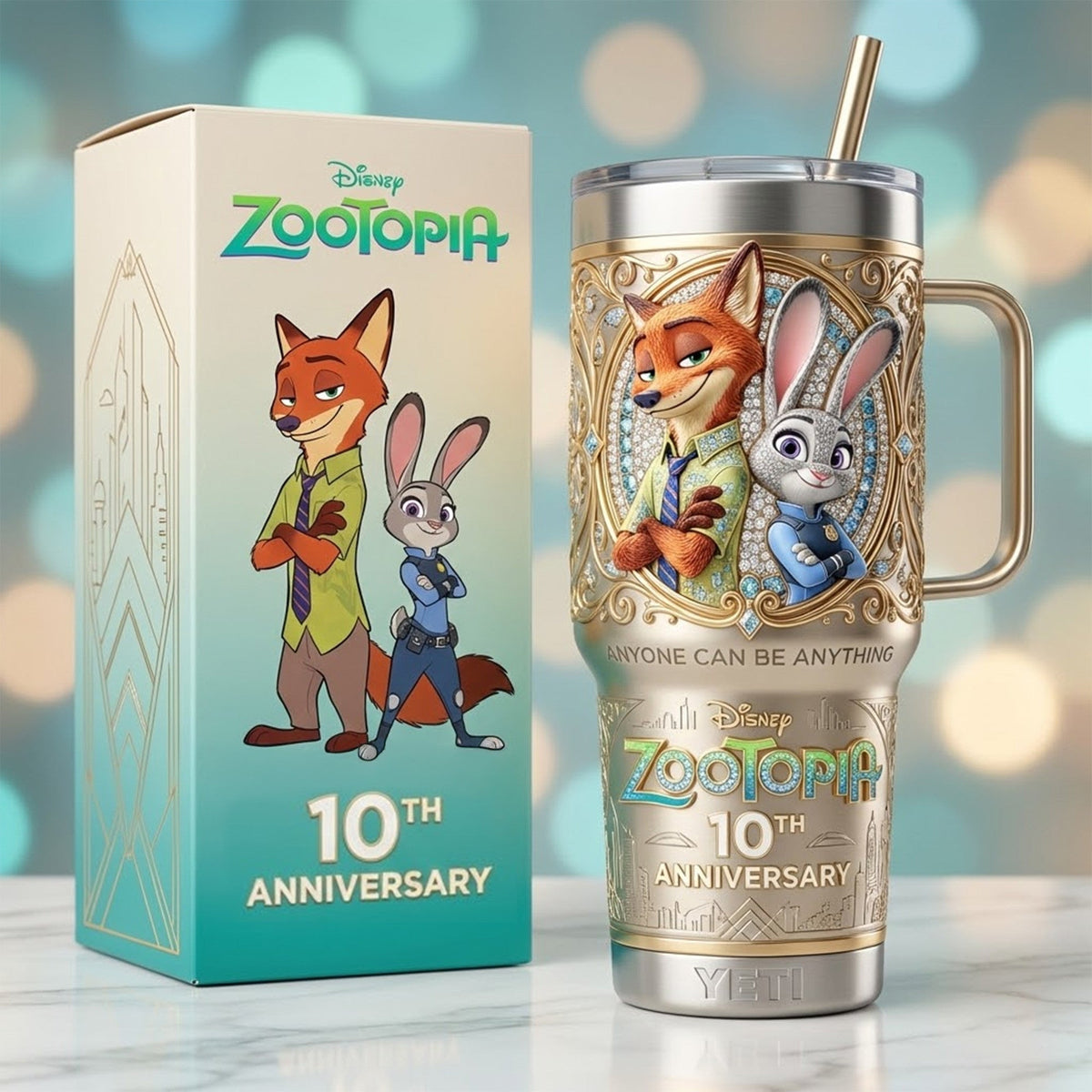 ZTPA 40oz Tumbler With Handle TNSM
